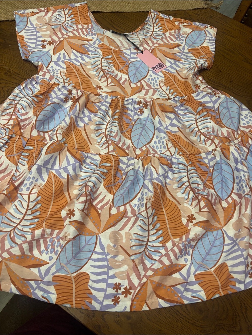 SMASH + TESS Gia Mini Dress Tropical Print BNWT - Picture 8 of 11